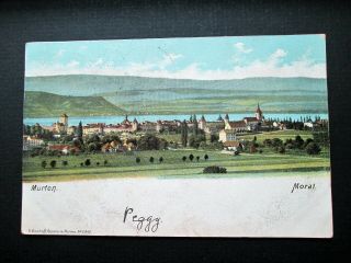 Murten,  Morat,  Fribourg,  Switzerland - H.  Bischoff,  Murten No 6946 (1905)