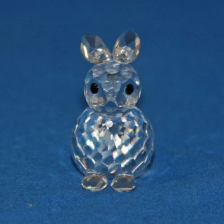 Swarovski Crystal Figurine 014849 Ln Box Miniature Sitting Rabbit