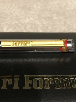 Vintage Ferrari Formula By Cartier 2 Pen And Box With Papers 4