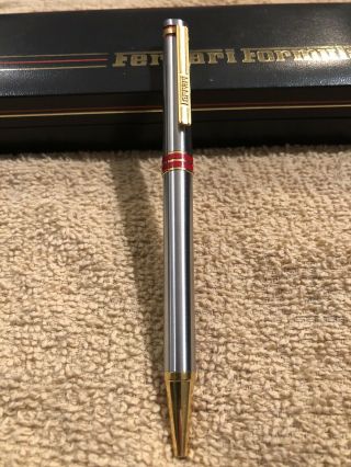 Vintage Ferrari Formula By Cartier 2 Pen And Box With Papers 6