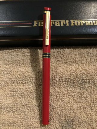 Vintage Ferrari Formula By Cartier 2 Pen And Box With Papers 7