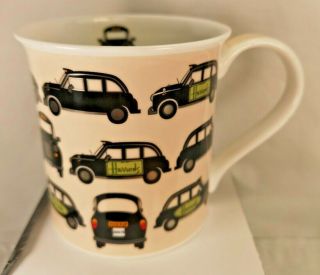 Harrods " Cars " Coffee Mug,  Fine Bone China,  Made In England