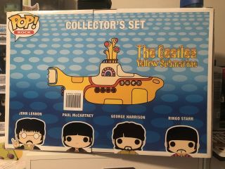 Funko Pop Beatles Yellow Submarine Collector ' s Boxed Set 5