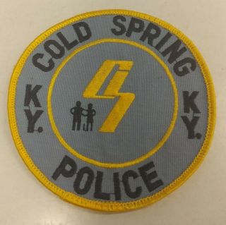 Kentucky Cold Spring Police Patch Extremely Rare Verison