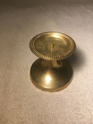 ORNATE SOLID BRASS CANDLE HOLDER MADE IN INDIA 2