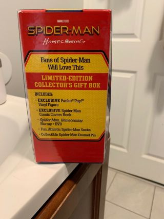 Funko Pop Spider - Man Homecoming: Pop 259 & Blu - Ray Limited - Edition Gift Box 2