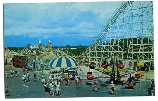 Early Miracle Strip Amusement Park Roller Coaster Panama City Beach Fl