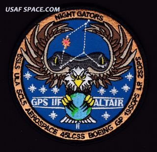 Authentic Gps Iif - 11 - Altair - Atlas V Ula 45 Lcss Usaf Satellite Launch Patch