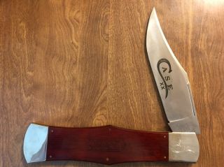 Case Classic Knife Red Pakawood Scales 1991