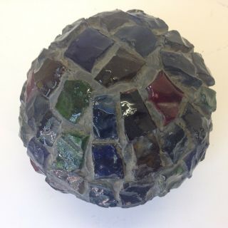 Vintage leaded glass chunky jewel 7 