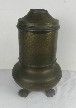 Rare Antique Hitchcock Clockwork Mechanical Kerosene Oil Lamp 1800 