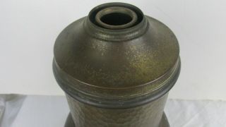 RARE Antique HITCHCOCK Clockwork Mechanical Kerosene Oil Lamp 1800 ' s patent 2