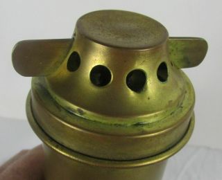 RARE Antique HITCHCOCK Clockwork Mechanical Kerosene Oil Lamp 1800 ' s patent 4