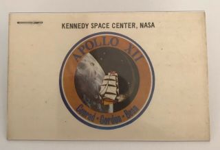 Apollo Xii Launch Viewing Badge Nasa Pass Kennedy Space Center Rare
