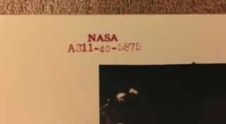 Apollo 11 Red Number Buzz Aldrin Flag Salute NASA Photo Rare 2