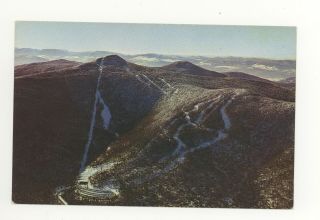 Vintage Postcard Killington Basin Ski Area Sherburne Vermont Vt Rutland Skiing