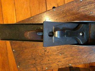 Vintage Stanley Bailey Jointer Plane 7 7C Type 10 1907 - 1909 With Hock Blade 4