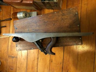 Vintage Stanley Bailey Jointer Plane 7 7C Type 10 1907 - 1909 With Hock Blade 7