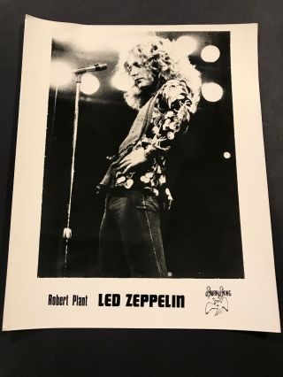 Vintage Concert Photo Robert Plant,  Led Zeppelin 1980 London Features Archives
