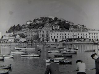 14 X Vintage B&w Photo Negatives Soldiers Travel In Torquay England Uk In 1945