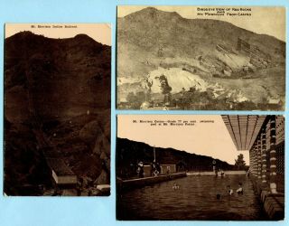 3 1910 Mt Morrison Co Incline Railroad Swimming Pool Red Rocks From Casino