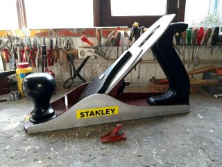 Great,  Vintage Xxl Large Advertising Model Block - Plane From Stanley,  27 "