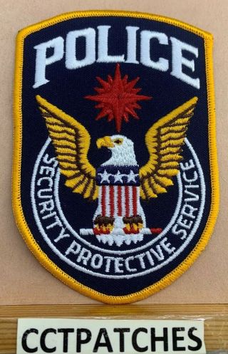 Security Protective Service Police Cia Shoulder Patch
