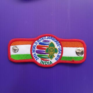 24th World Scout Jamboree 2019 Contingent Official Patch India Slide 2