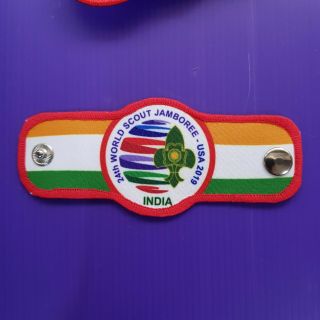 24th World Scout Jamboree 2019 Contingent Official Patch India Slide 1