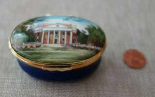 Halcyon Days - University of Virginia,  The Rotunda - Lawn Society Enamel Box 2