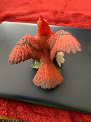 Lenox Cardinal Garden Bird Sculpture 1988 Handcrafted In Taiwan 3