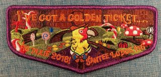 Oa Lodge 116 Santee Flap 2018 Sr - 5 Dixie Fellowship Trader Willy Wonka