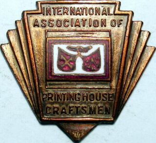 1933 Chicago Illinois Good Luck Swastika Token Worlds Fair Print House Craftsmen