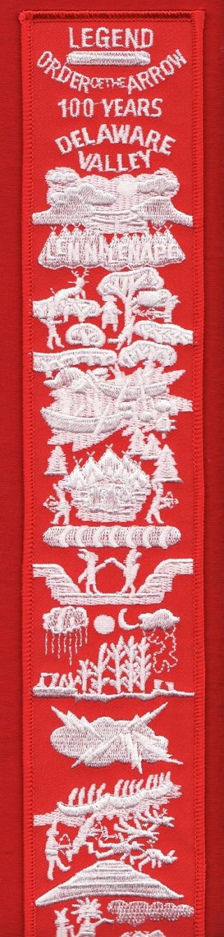 All Ghost Embroidery Oa Legend Sash Patch Strip Order Of The Arrow Boy Scout