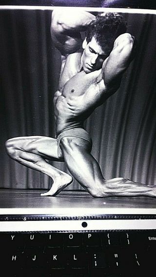 Richard Ortiz Vintage Body Builder Gene Mozee Photo