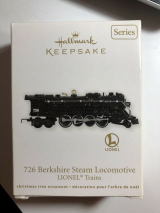 726 Berkshire Steam Locomotive Hallmark Ornament 2011 Lionel Trains