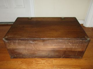 Antique H.  Gerstner & Sons 11 Drawer Large Oak Wood Machinist Tool Chest Box 11