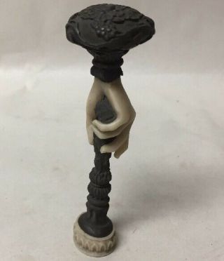 Unusual Antique Wax Seal Stamp Figural Hand 3