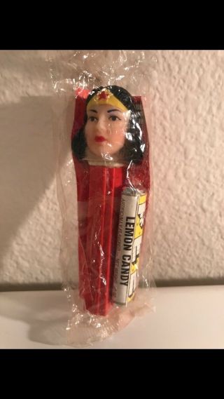 1979 Wonder Woman Pez Dispenser No Feet In Package Extremely Rare