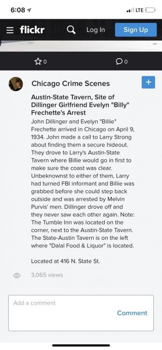 Austin State Tavern Neon Light Up Sign John Dillinger Illinois Chicago Gangster 3