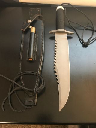 Lile Rambo Ii The Mission Knife 10” Blade - Sheath