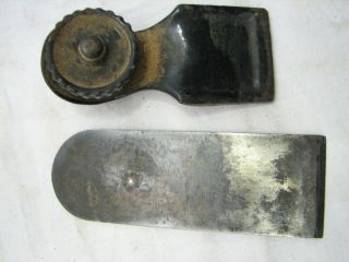 Antique Stanley Early Type 1 No.  103 Block Plane Wood Knob Tool Arch Logo 2