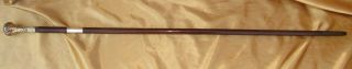 Antique Victorian Circa 1890 Wood/gold/silver Gadget Cane / Walking Stick L@@k