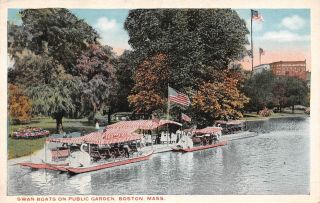 C21 - 6943,  Swan Boat Public Garden,  Boston Ma.