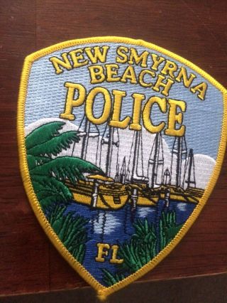 Florida Police - Smyrna Beach Police - Fl Police Patch L