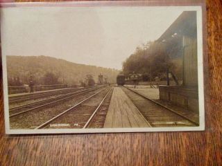 Rare 1908 Rppc Birmingham,  Pa.  Rr Station