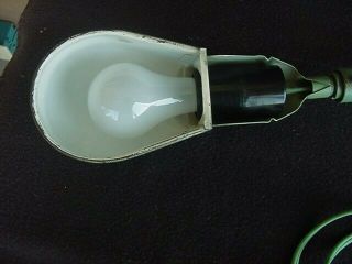 Vintage articulating industrial shop light,  lamp 3