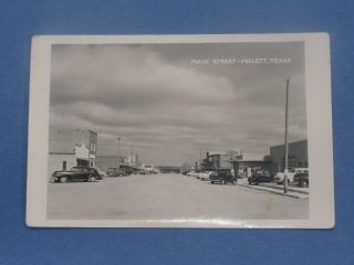 Vintage Postcard Postmarked 1955 Main Street Follett,  Texas
