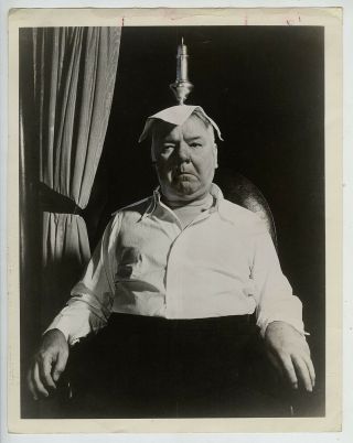 Will Connell Portrait Of W.  C.  Fields As Queen Victoria 1962 Press Photo