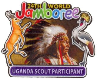 24th World Scout Jamboree 2019 Uganda Contingent Uniform Patch Badge Wsj Summit